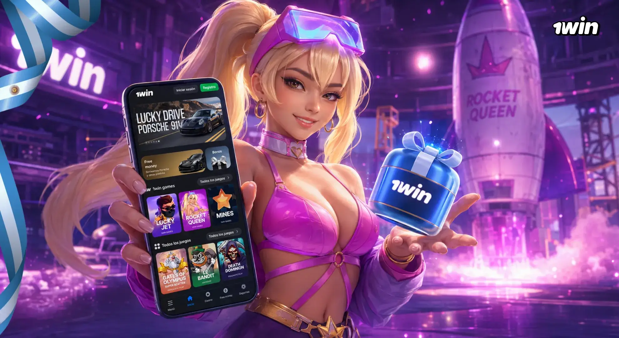 App de 1win para Argentina